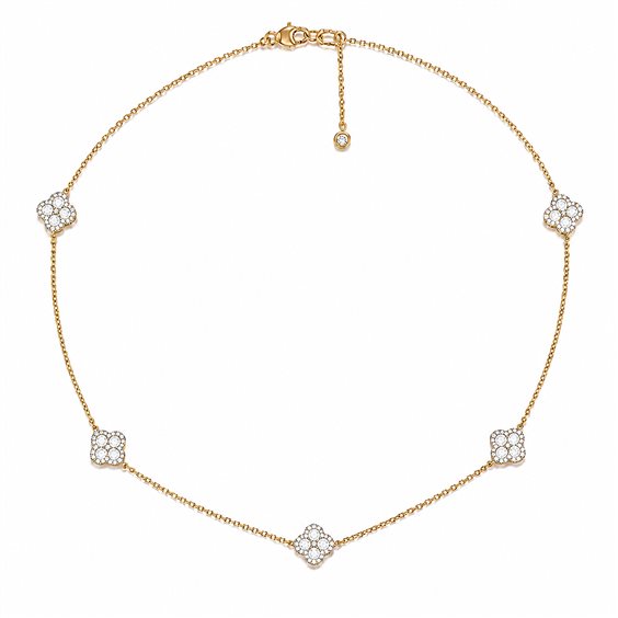 Collana Ultima Edizione Donna in Argento CAO4652 GIALLO BIANCO - CAO4652 GIALLO BIANCO